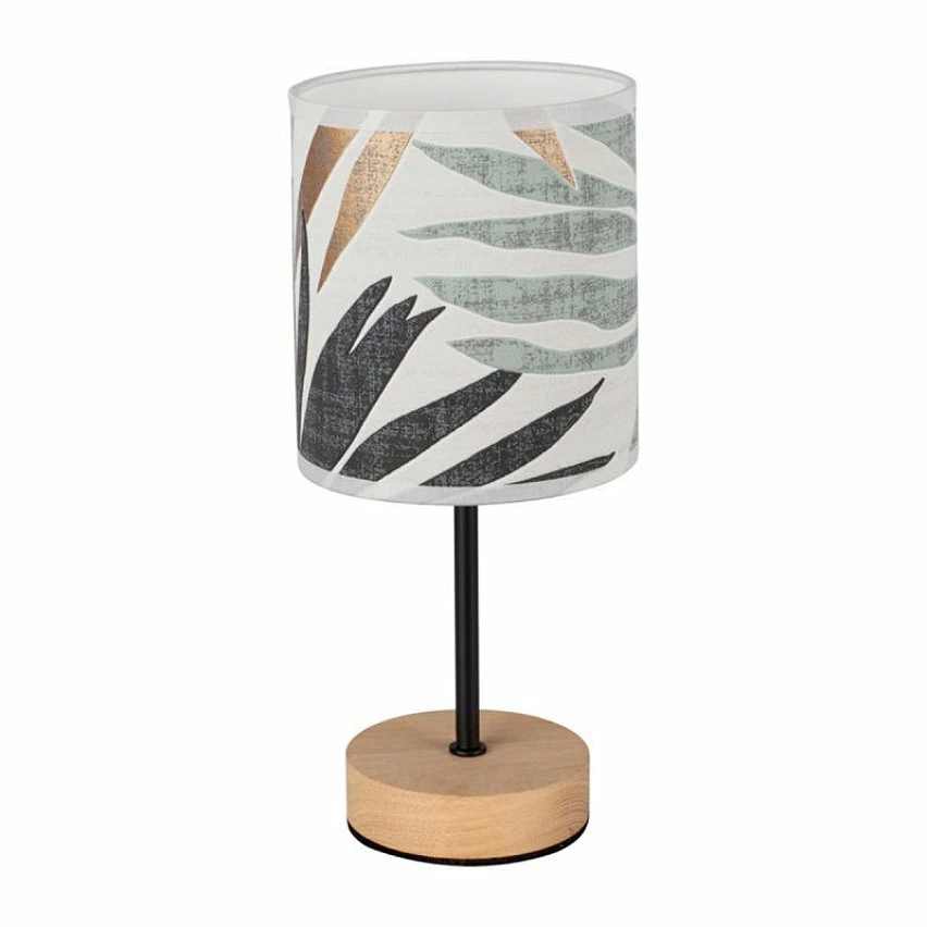Promo đŻ Paris prix Lampe Ă Poser Design "Hoja" 29cm ChĂȘne HuilĂ© đ