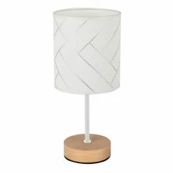 Bon marché 😀 Paris prix Lampe à Poser Design "Punto" 15cm Chêne Huilé ⌛