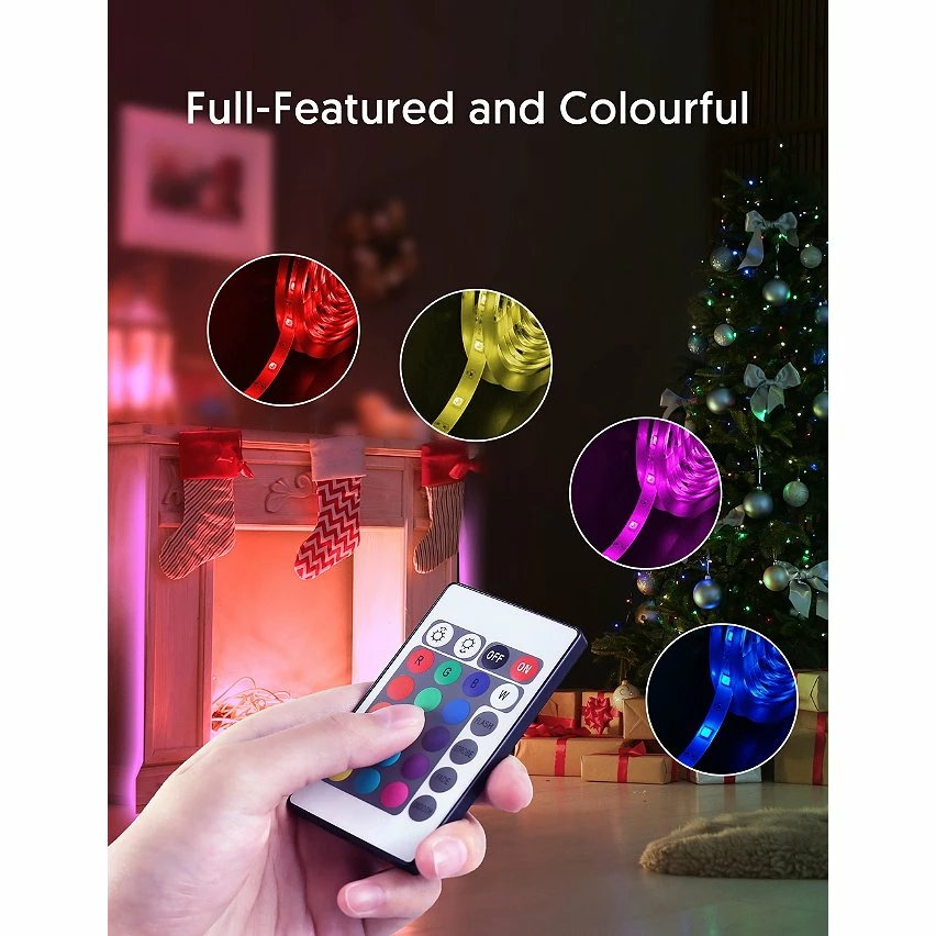 Le moins cher ⭐ Bande LED Teckin SL02B Lights Alexa RVB de 16,4 Pieds Synchronisation de Musique 🥰 – Image 5