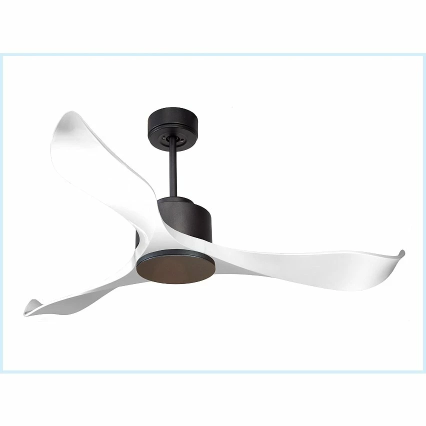 Tout neuf ⌛ Klassfan Ventilateur de plafond Réversible Thermostat Wifi Moteur à courant continu Toits en pente Télécommande Scénarios Adaptateur 2/3 Lames 🔥 – Image 2