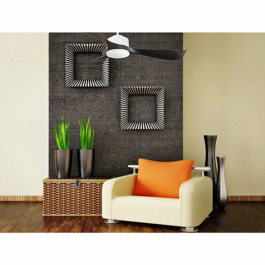 De gros đ„ Klassfan Ventilateur de plafond RĂ©versible Thermostat Wifi Moteur Ă courant continu Toits en pente TĂ©lĂ©commande ScĂ©narios Adaptateur 2/3 Lames đ â Image 2