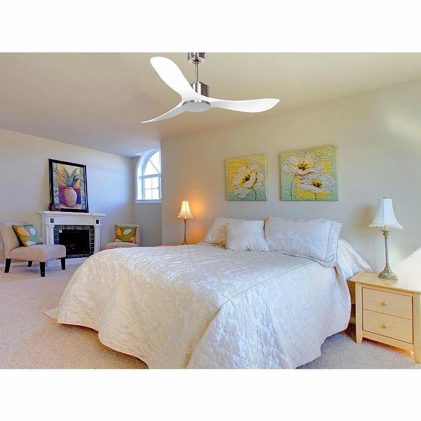 Top 10 ⌛ Klassfan Ventilateur de plafond Contrôle Réversible Thermostat Wifi Moteur à courant continu Toits en pente Télécommande Scénarios Hypersilence ⭐ – Image 6