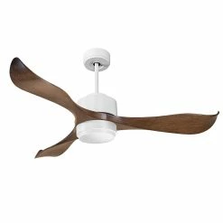 Promo 💯 Klassfan Ventilateur de plafond Contrôle Réversible Lumière Thermostat Dimmable Wifi Moteur à courant continu Toits en pente Télécommande Scéna 👏