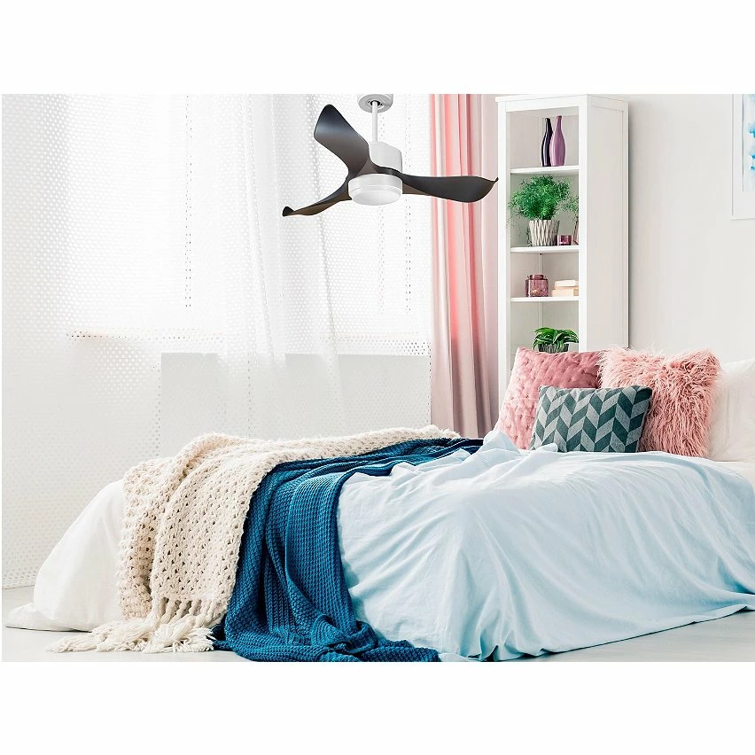 Bon marché 🥰 Klassfan Ventilateur de plafond Réversible Lumière Thermostat Dimmable Wifi Moteur à courant continu Toits en pente Télécommande Scénarios Lumi 🤩 – Image 2