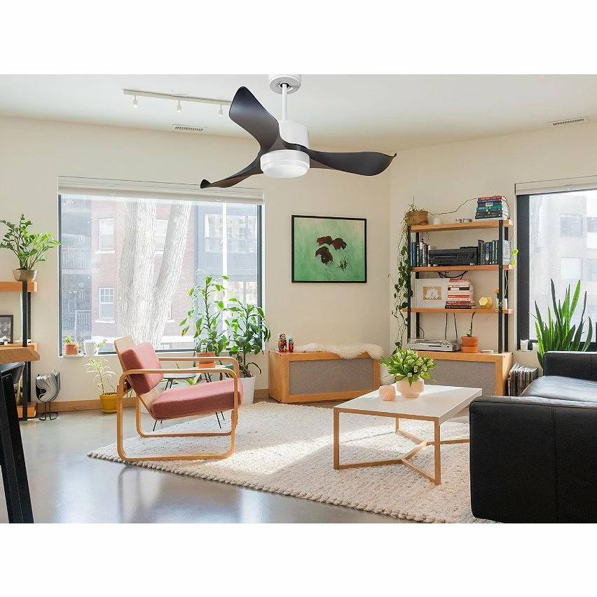 Bon marché 🥰 Klassfan Ventilateur de plafond Réversible Lumière Thermostat Dimmable Wifi Moteur à courant continu Toits en pente Télécommande Scénarios Lumi 🤩 – Image 6