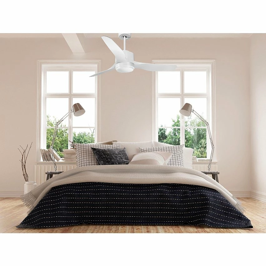 Budget ✔️ Klassfan Ventilateur de plafond Réversible Lumière Thermostat Dimmable Wifi Moteur à courant continu Toits en pente Télécommande Scénarios Lumi 😍 – Image 6