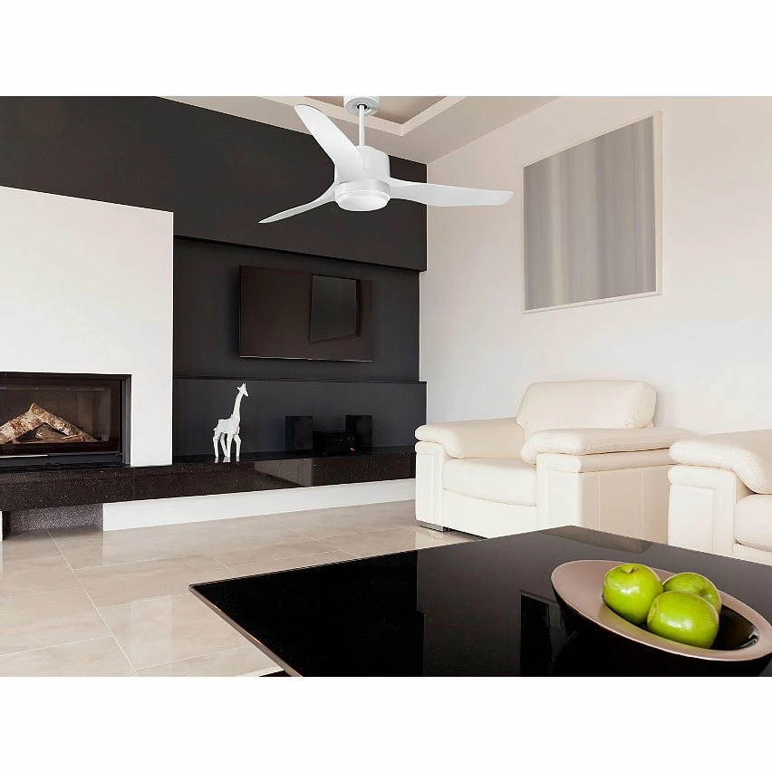 Budget ✔️ Klassfan Ventilateur de plafond Réversible Lumière Thermostat Dimmable Wifi Moteur à courant continu Toits en pente Télécommande Scénarios Lumi 😍 – Image 7