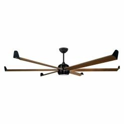 Meilleure vente 😍 Klassfan Ventilateur de plafond DC pales en bois 236cm avec WiFi et dimmer LED 🎉