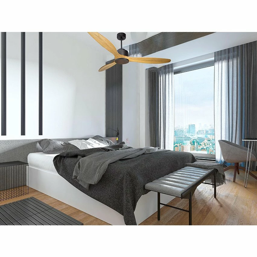 Bon marchĂ© đ Klassfan Ventilateur de plafond RĂ©versible Thermostat Wifi Moteur Ă courant continu Toits en pente TĂ©lĂ©commande ScĂ©narios Hypersilence MĂ©moire đ â Image 6