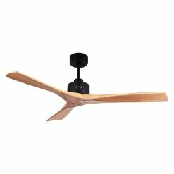 Promo 💯 Klassfan Ventilateur de plafond DC pales en bois 132cm avec 6 vitesses et Wifi 🔔