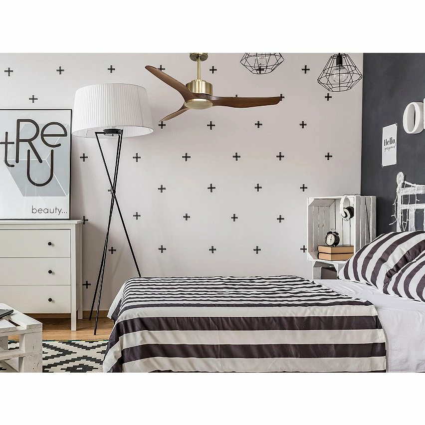 Coupon ⭐ Klassfan Ventilateur de plafond Réversible Thermostat Wifi Moteur à courant continu Toits en pente Télécommande Scénarios Adaptateur 2/3 Lames 🥰 – Image 6