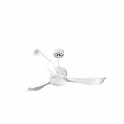 Vente flash 🎉 Klassfan Ventilateur de plafond Réversible Lumière Thermostat Dimmable Wifi Moteur à courant continu Toits en pente Télécommande Scénarios Lumi ❤️