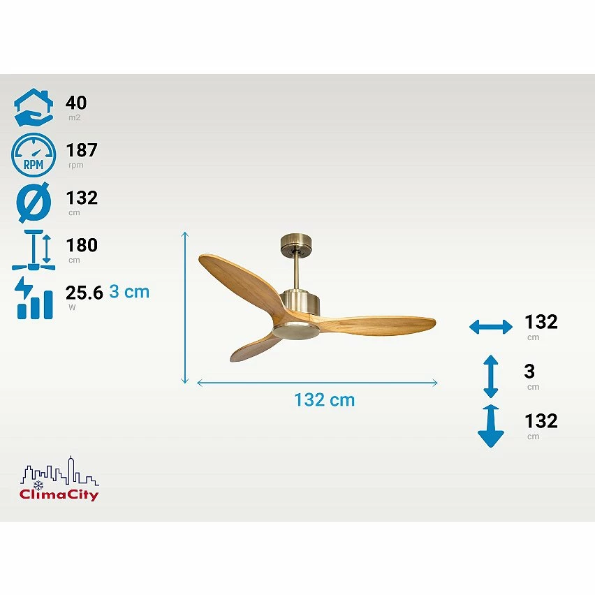 Le moins cher đ Klassfan Ventilateur de plafond RĂ©versible Thermostat Wifi Moteur Ă courant continu Toits en pente TĂ©lĂ©commande ScĂ©narios Hypersilence MĂ©moire đ„° â Image 3