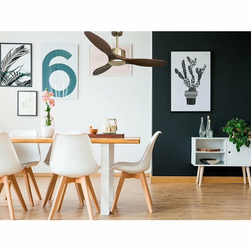 Remise đ Klassfan Ventilateur de plafond RĂ©versible Thermostat Wifi Moteur Ă courant continu Toits en pente TĂ©lĂ©commande ScĂ©narios Hypersilence MĂ©moire đ„ â Image 5