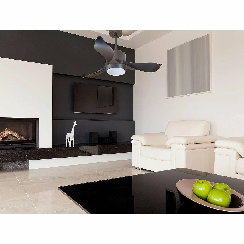 Remise 😍 Klassfan Ventilateur de plafond Réversible Lumière Thermostat Dimmable Wifi Moteur à courant continu Toits en pente Télécommande Scénarios Lumi 🔔 – Image 7