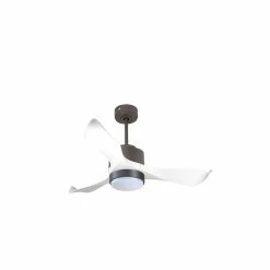 Promo ❤️ Klassfan Ventilateur de plafond Réversible Lumière Thermostat Dimmable Wifi Moteur à courant continu Toits en pente Télécommande Scénarios Lumi 🔔