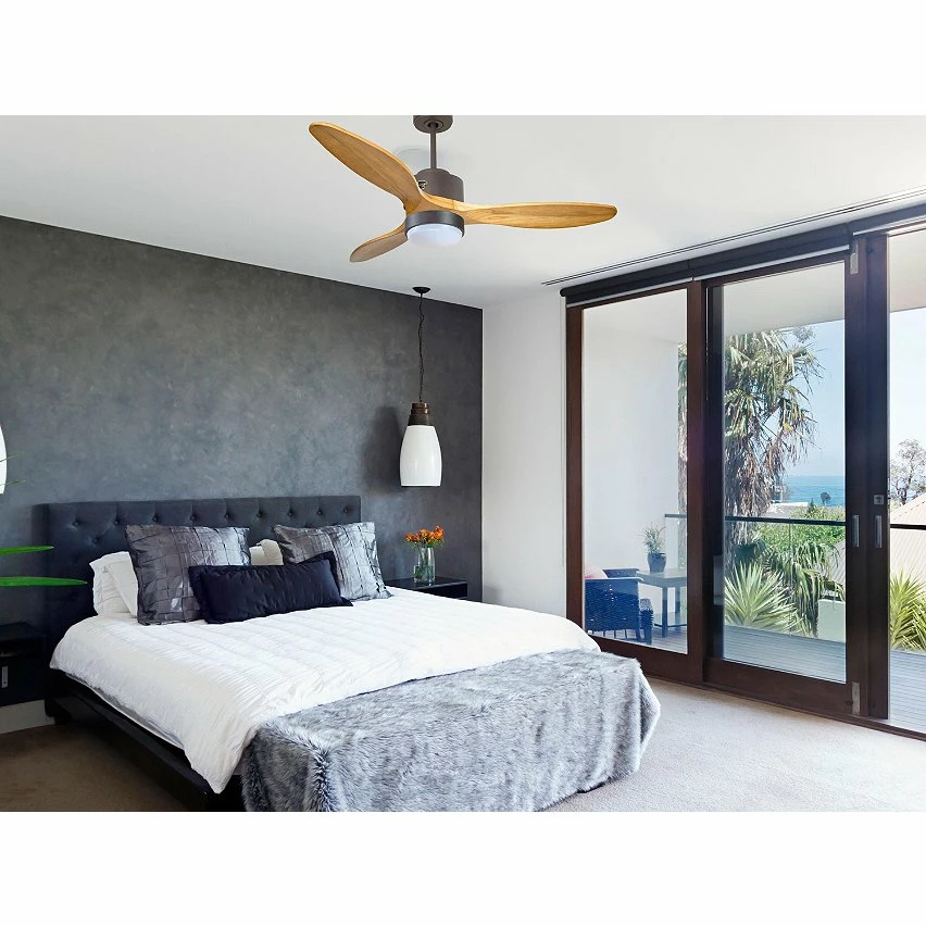 Tout neuf ⭐ Klassfan Ventilateur de plafond Réversible Lumière Thermostat Dimmable Wifi Moteur à courant continu Toits en pente Télécommande Scénarios Lumi 👍 – Image 5