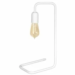 Nouveau 🔔 Homemania Lampe de Bureau Scorpius White - Blanc - 23 x 15,5 x 43 cm 😀