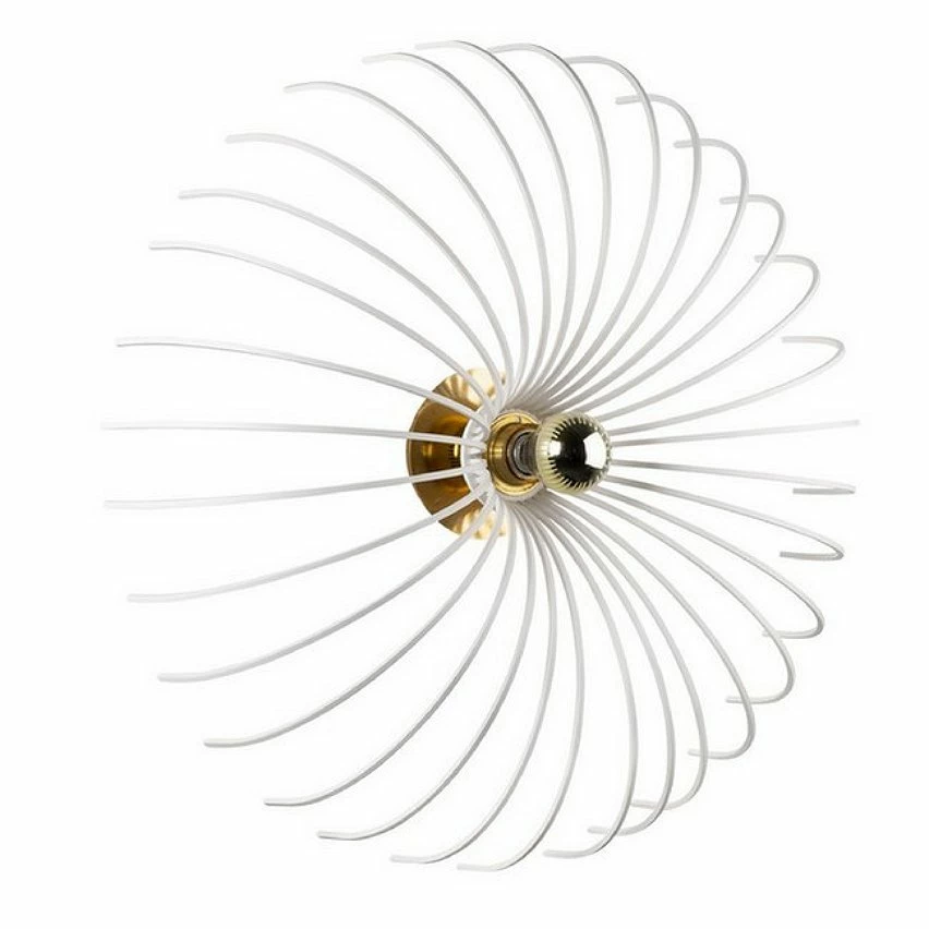 Remise â HOMEMANIA Lampe Murale Lion - Blanc - 56 x 56 x 16 cm đ„ â Image 2