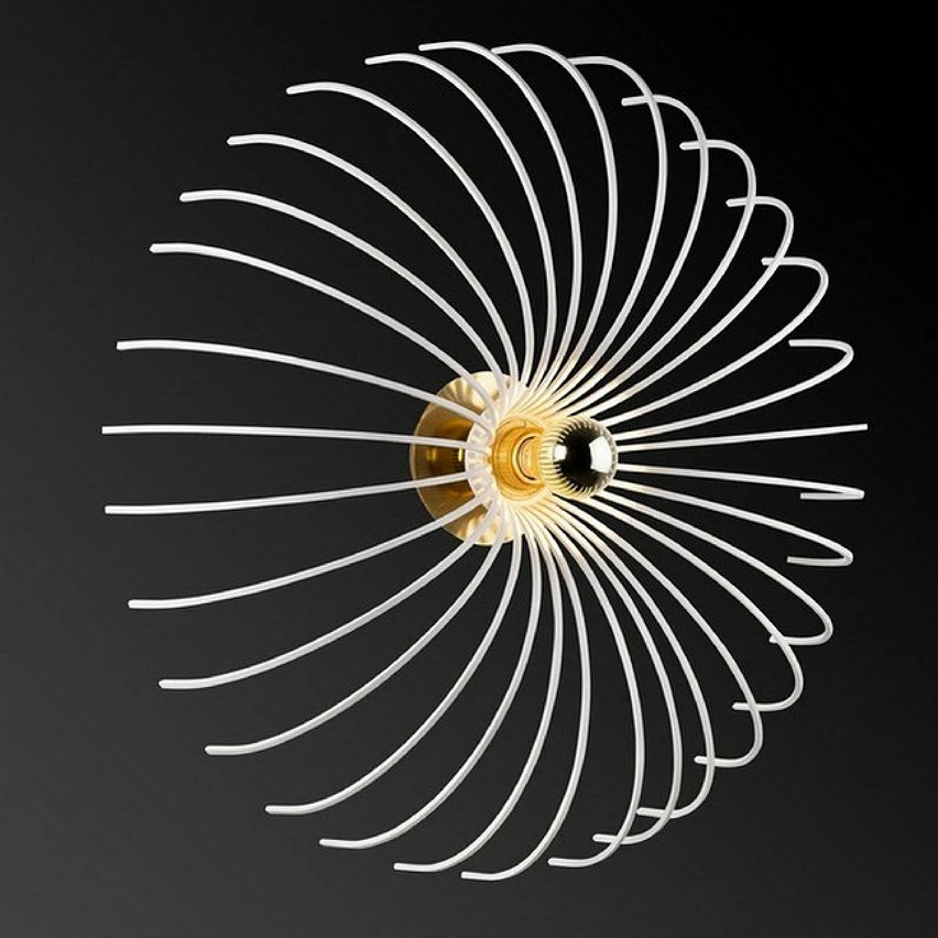 Remise â HOMEMANIA Lampe Murale Lion - Blanc - 56 x 56 x 16 cm đ„ â Image 4