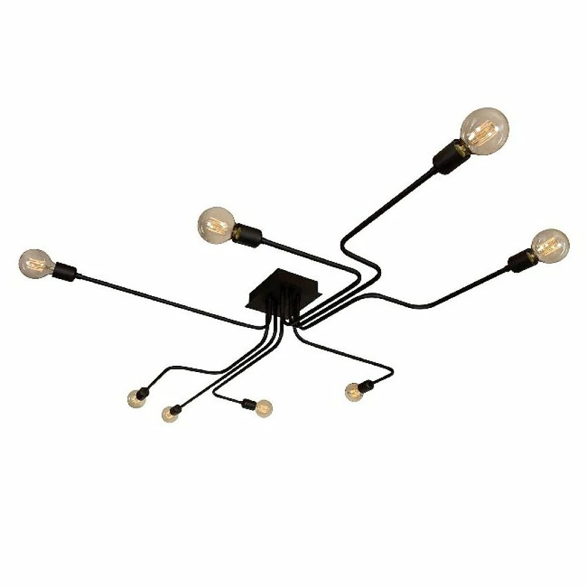 Remise đ HOMEMANIA Lampe de Plafond Spider - Noir - 180 x 120 x 15 cm đ â Image 2