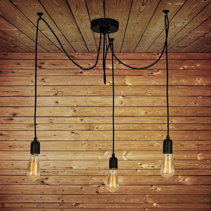 Top 10 đ„° HOMEMANIA Lampe Ă Suspension Wire - Noir - 180 x 180 x 93 cm đ„ â Image 4
