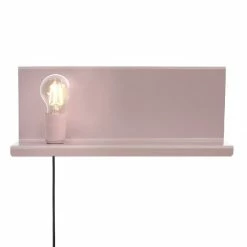 Acheter ⌛ HOMEMANIA Lampe Murale Shelfie2 - Rose - 40 x 14 x 17 cm 🧨