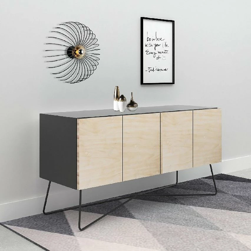 Vente flash đ HOMEMANIA Lampe Murale Lion - Noir - 46 x 46 x 13 cm đ â Image 4