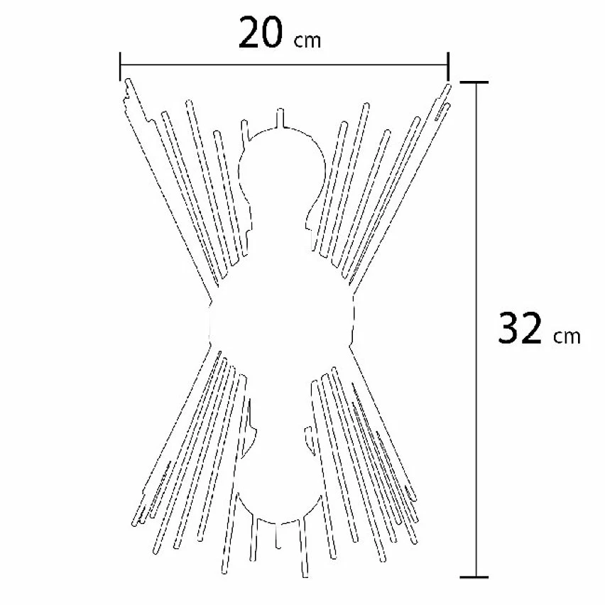 Coupon đ„ HOMEMANIA Lampe Murale Brush - Blanc, Chrome - 22 x 32 x 15 cm đ„° â Image 4