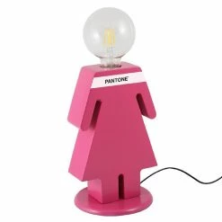 Offres 😉 HOMEMANIA Lampe de table Eva - Rose, blanc, noir - 15 x 16 x 26 cm 🤩