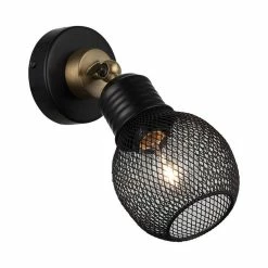 Tout neuf ✨ HOMEMANIA Lampe Murale Pende - Or, noir - 15 x 12 x 25 cm ⌛