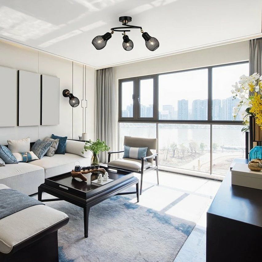 Tout neuf ✨ HOMEMANIA Lampe Murale Pende - Or, noir - 15 x 12 x 25 cm ⌛ – Image 2