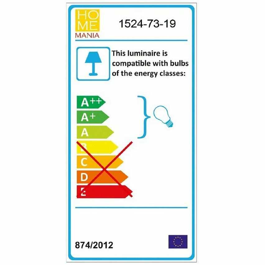 Promo 🔥 HOMEMANIA Lampe Murale Polino - Noir, or - 18 x 25 x 29 cm 💯 – Image 4