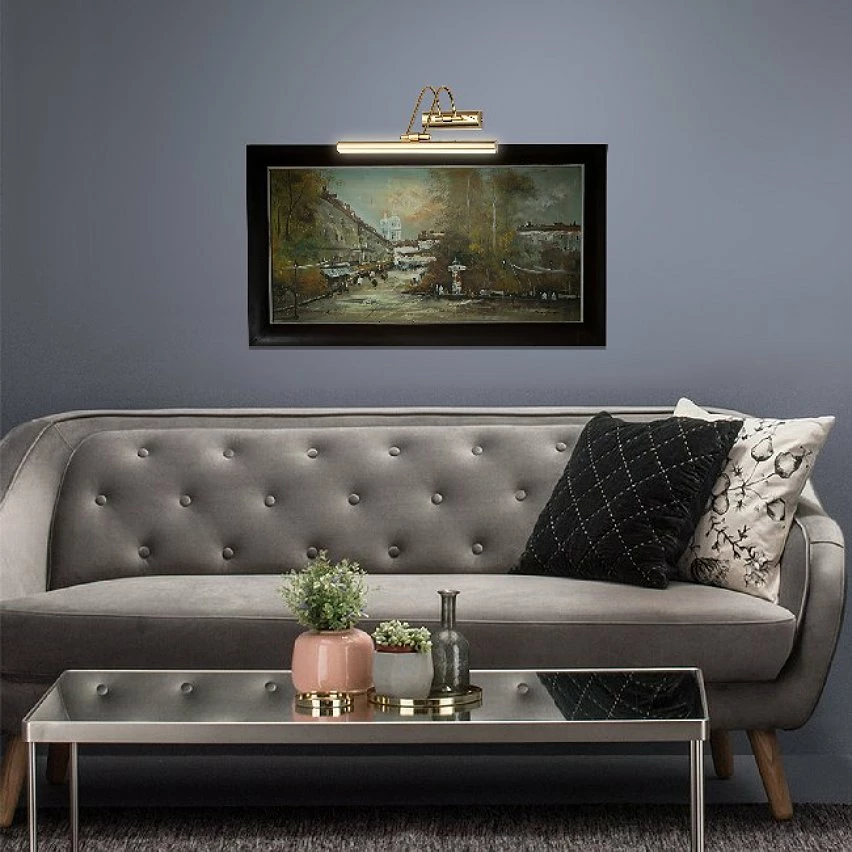 Top 10 🧨 HOMEMANIA Lampe murale Pona - Or - 24 x 35 x 11 cm 🔥 – Image 2