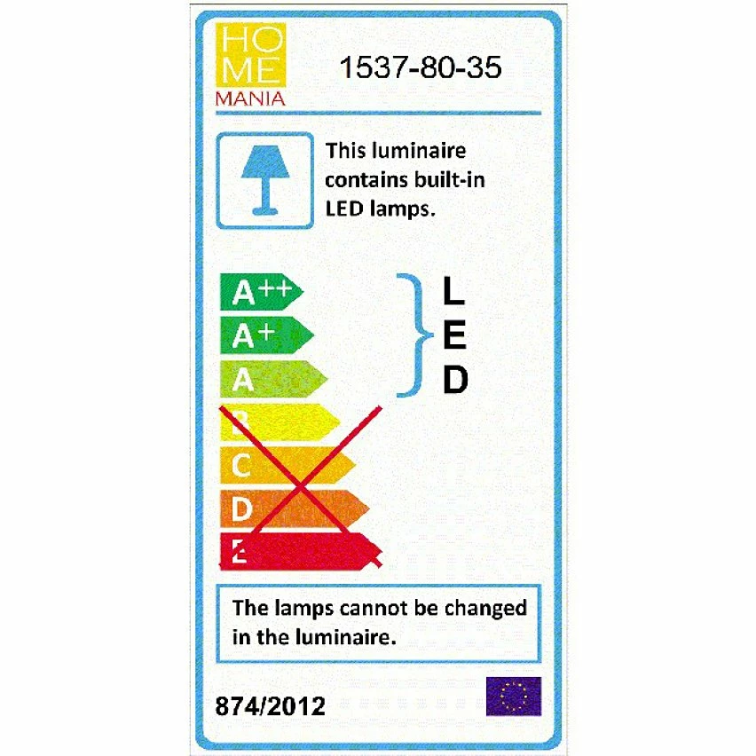 Top 10 🧨 HOMEMANIA Lampe murale Pona - Or - 24 x 35 x 11 cm 🔥 – Image 4