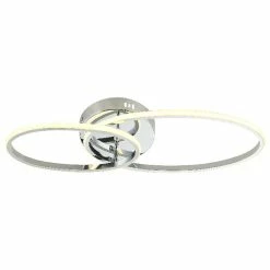 Meilleure vente 💯 HOMEMANIA Lampe de Plafond Estea - Gris - 60 x 21 x 9 cm ⌛