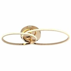 Grosses soldes 😀 HOMEMANIA Lampe de Plafond Estea - Or - 60 x 21 x 9 cm ✨