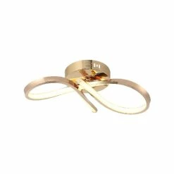 Offres 😉 HOMEMANIA Lampe de Plafond Ornes - Or - 47 x 20 x 8 cm 🔔