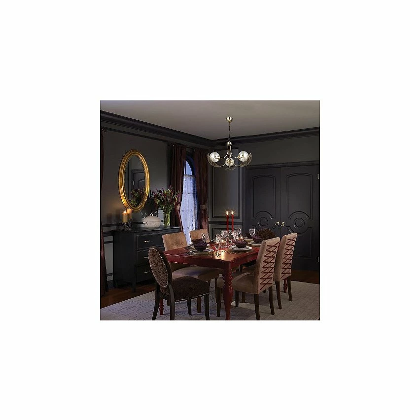 Offres ✨ HOMEMANIA Lustre Padova - Or - 64 x 64 x 95 cm ✔️ – Image 2