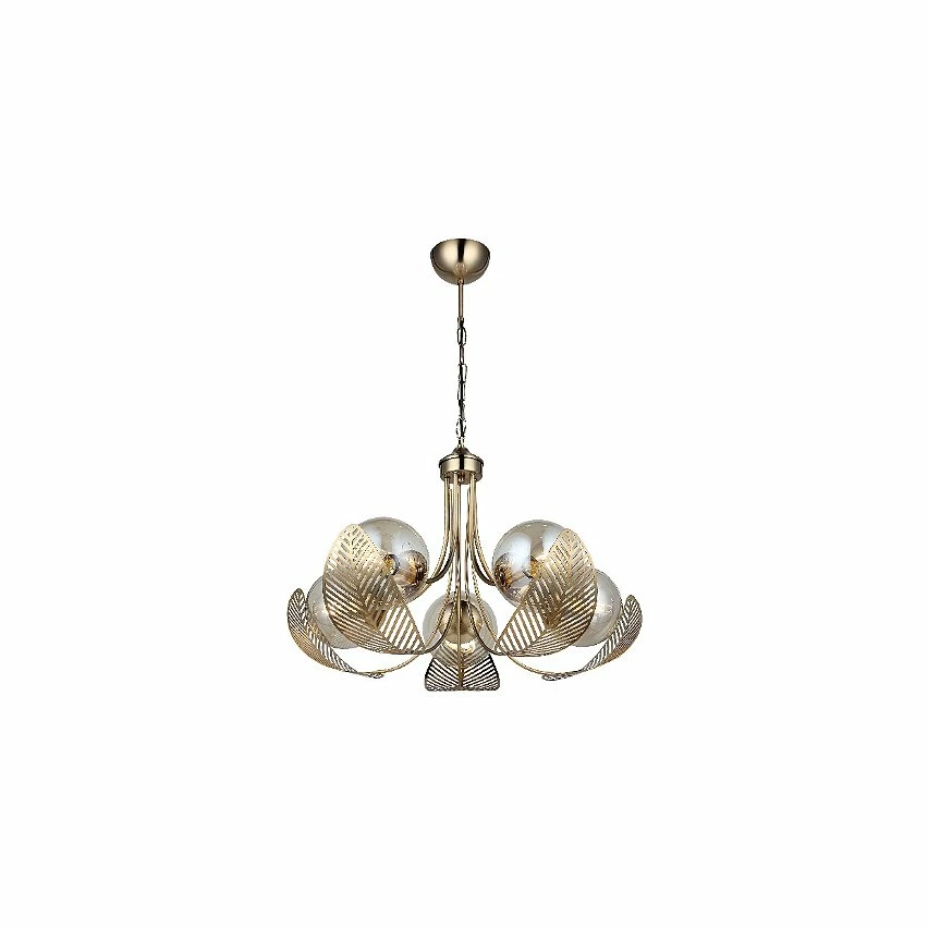 Offres đ HOMEMANIA Lustre Padova - Or - 64 x 64 x 95 cm đ