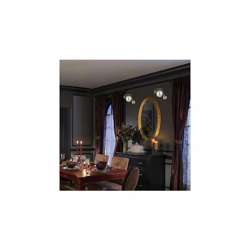 Tout neuf đ HOMEMANIA Lampe murale Padova - Or - 15 x 35 x 28 cm â â Image 2