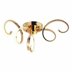 Les meilleures critiques de 🌟 HOMEMANIA Lampe de Plafond Dinara - Or - 70 x 70 x 22 cm 🥰