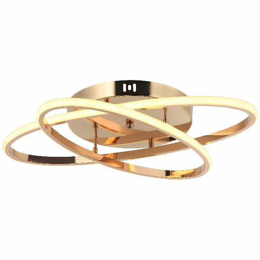 Meilleure affaire đ„ HOMEMANIA Lampe de Plafond Rovigo - Or - 50,5 x 41 x 11 cm đ