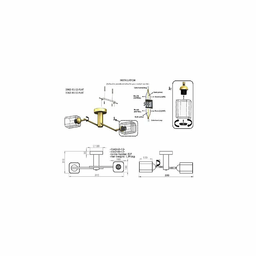 Grosses soldes ✔️ HOMEMANIA Lampe de Plafond Flat - Chrome - 36 x 66 x 30 cm 🧨 – Image 3