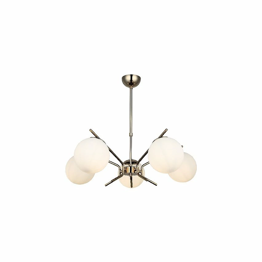 Meilleure vente đ„° HOMEMANIA Lampe de suspension Petos - Or - 66 x 66 x 72 cm đ