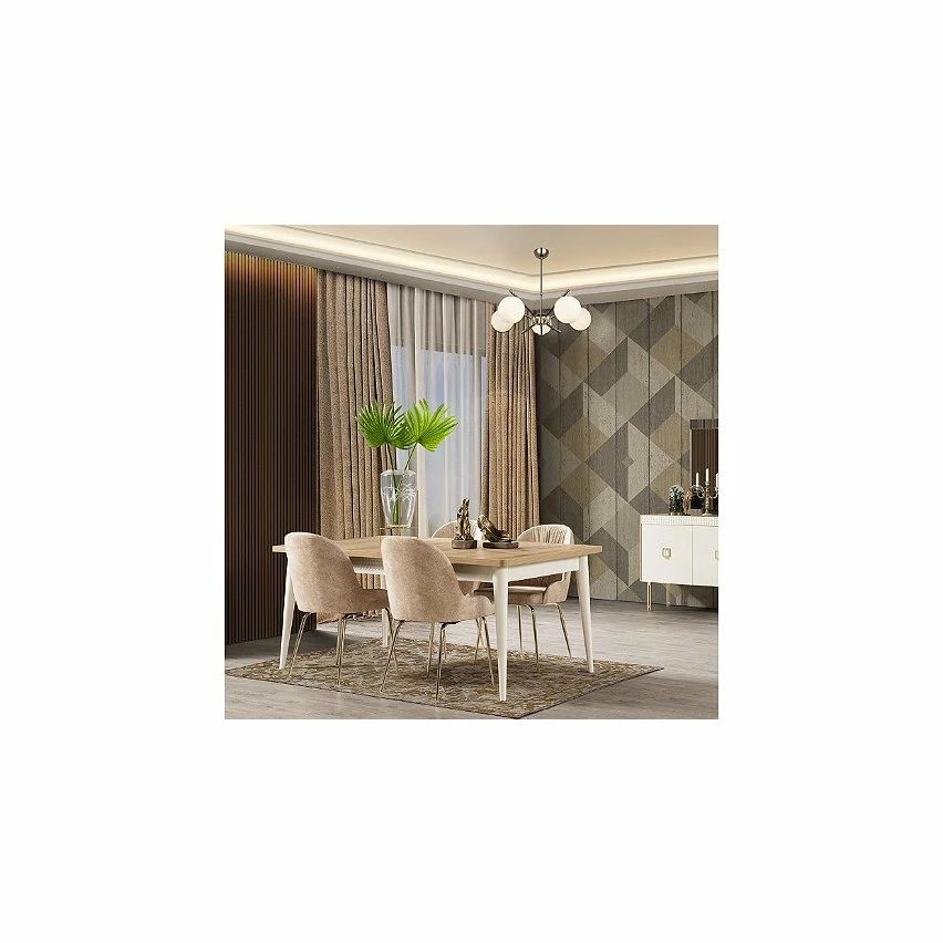 Meilleure vente đ„° HOMEMANIA Lampe de suspension Petos - Or - 66 x 66 x 72 cm đ â Image 2