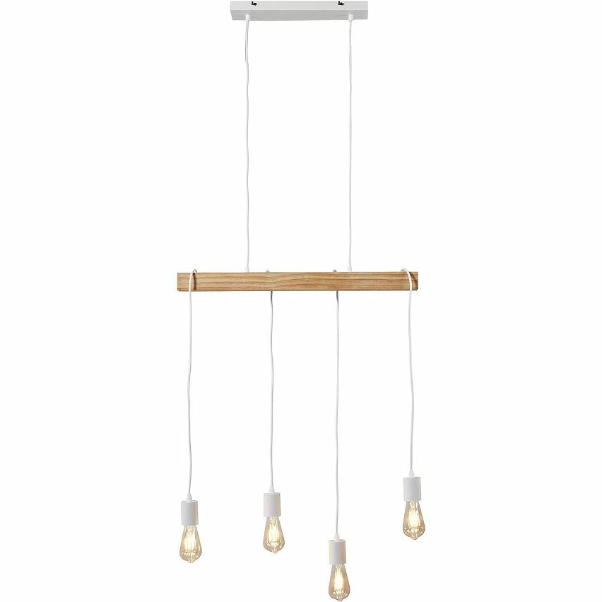 Coupon 🛒 ATHM Design Suspension DETRA Blanc - Bois et Metal ✔️ – Image 5