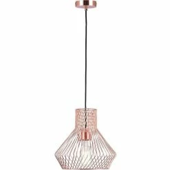 Promo ⭐ ATHM Design Suspension CAGOLI Or - abat jour Metal 🌟