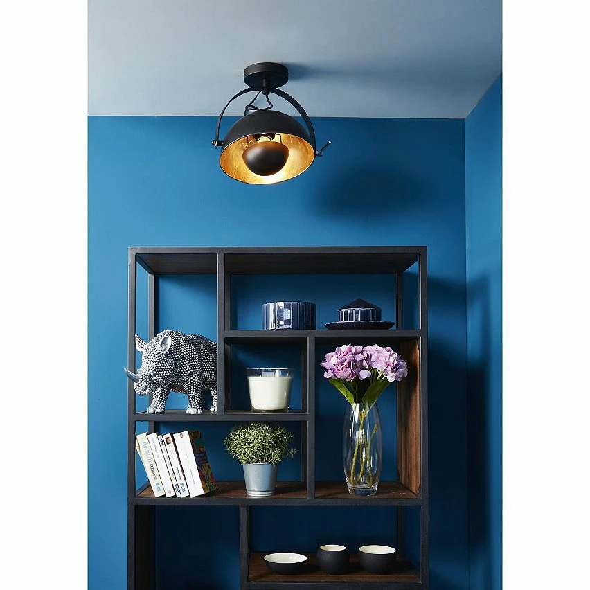 De gros ⌛ ATHM Design Suspension FUZIO Noir - abat jour Metal 😀 – Image 5